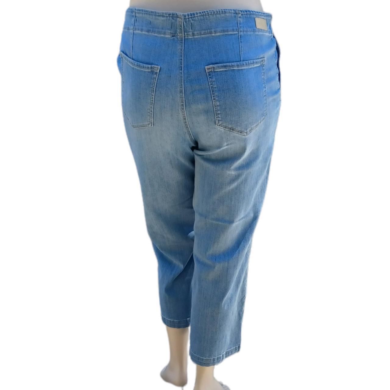 Sofia Wide Leg Crop Jeans Size 16 SKU#599832 High... - Depop