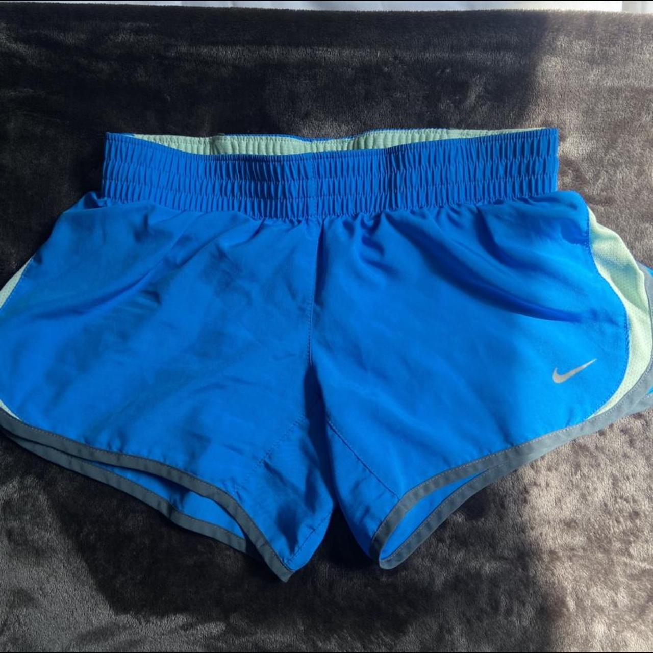 💙Baby blue Dri-fit Nike shorts •Teenage size... - Depop