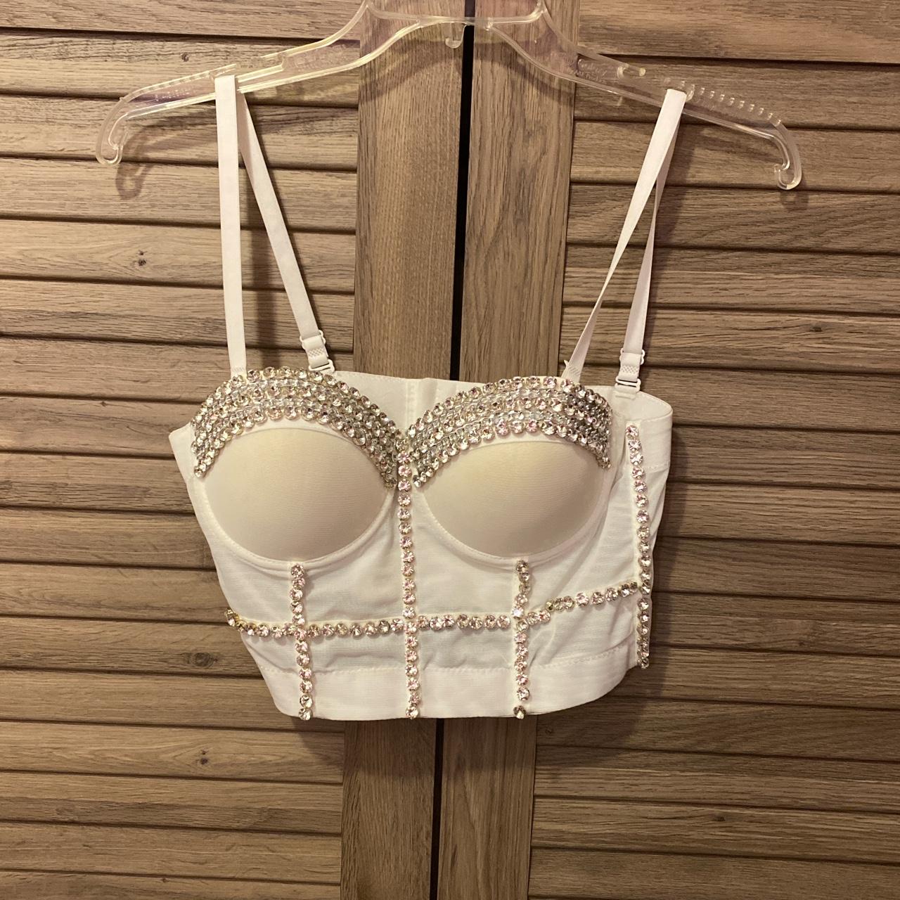 Diamond cheap bustier top