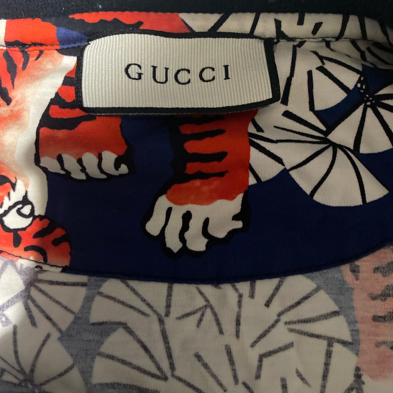Gucci Tiger Polo Worn time Depop