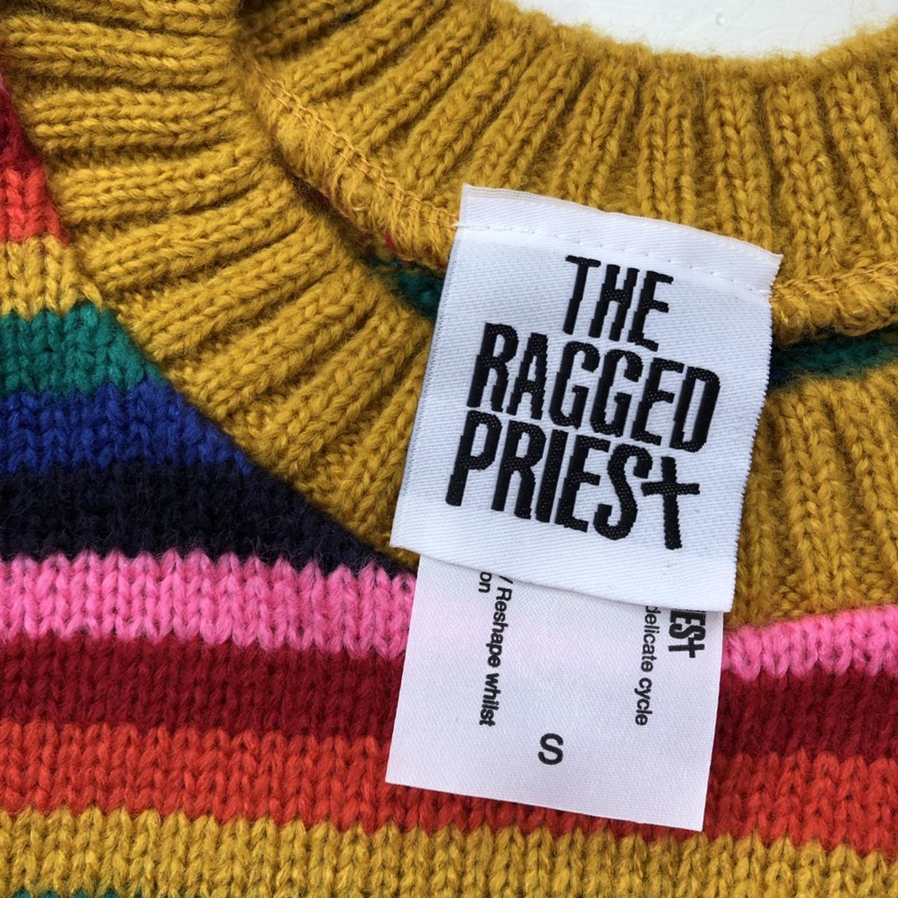Knitted Jumper Ragged Priest Rainbow Jumper NEVER WORN The Ragged - Main Image
