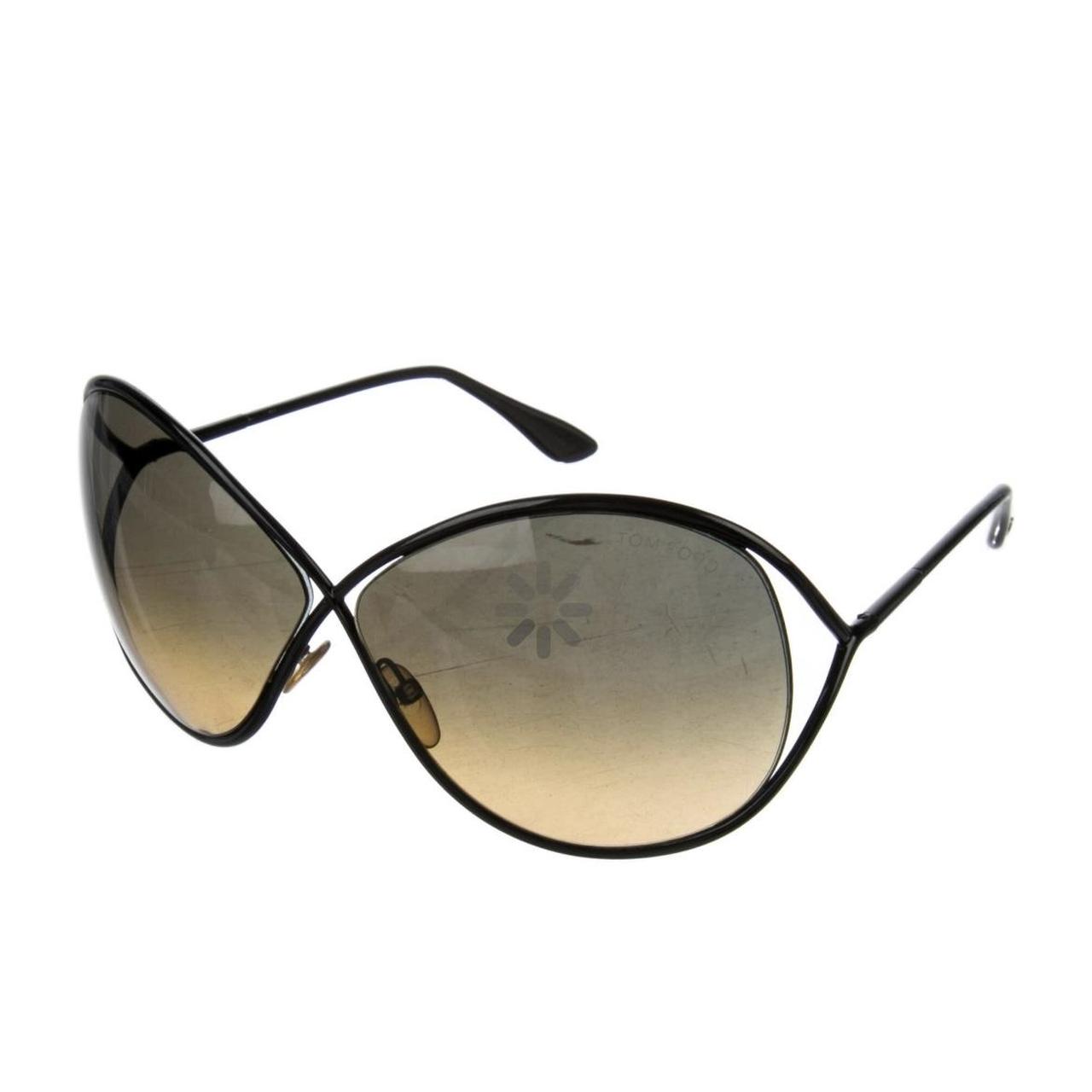 TOM FORD Women's Black and Brown Sunglasses (2)