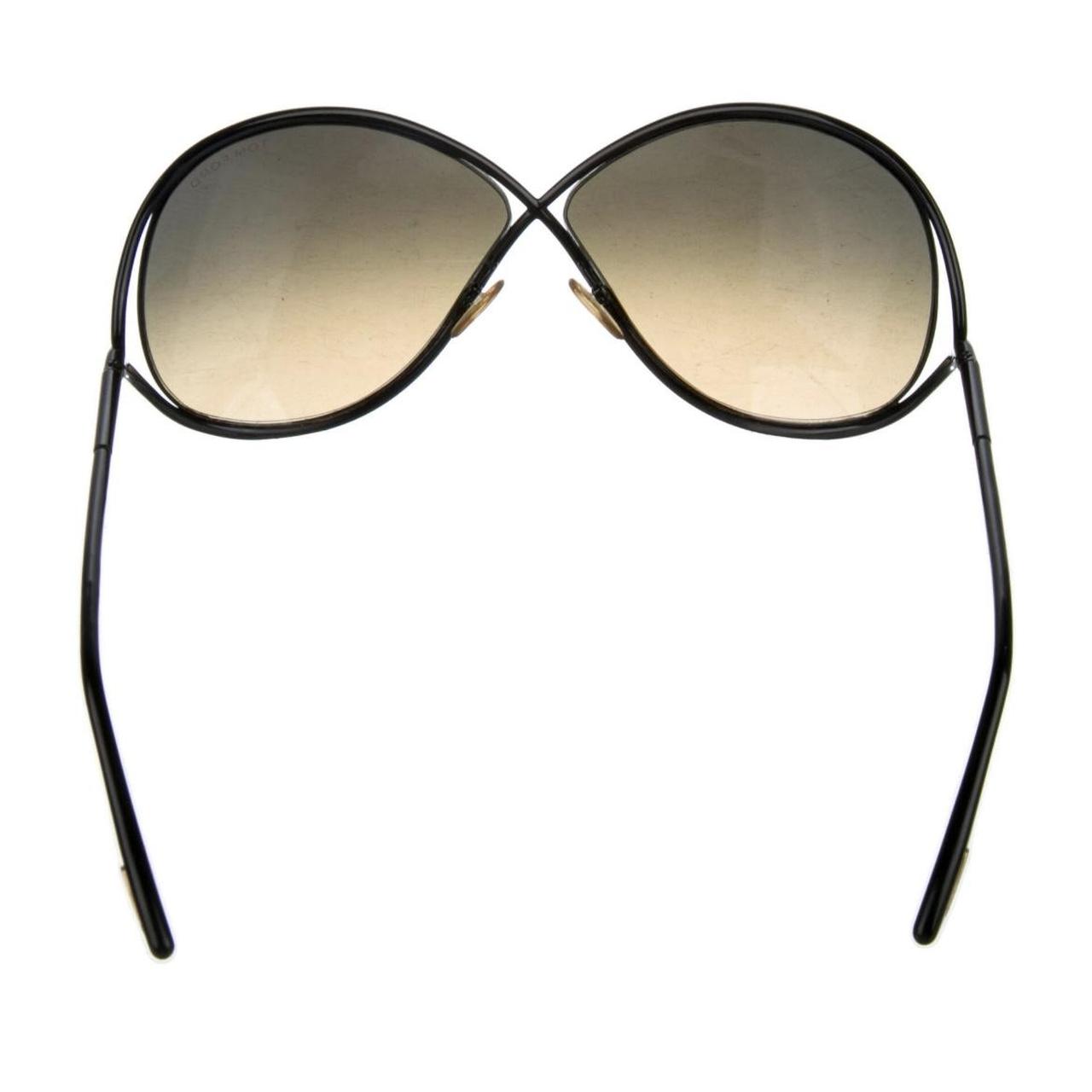 TOM FORD Women's Black and Brown Sunglasses (3)