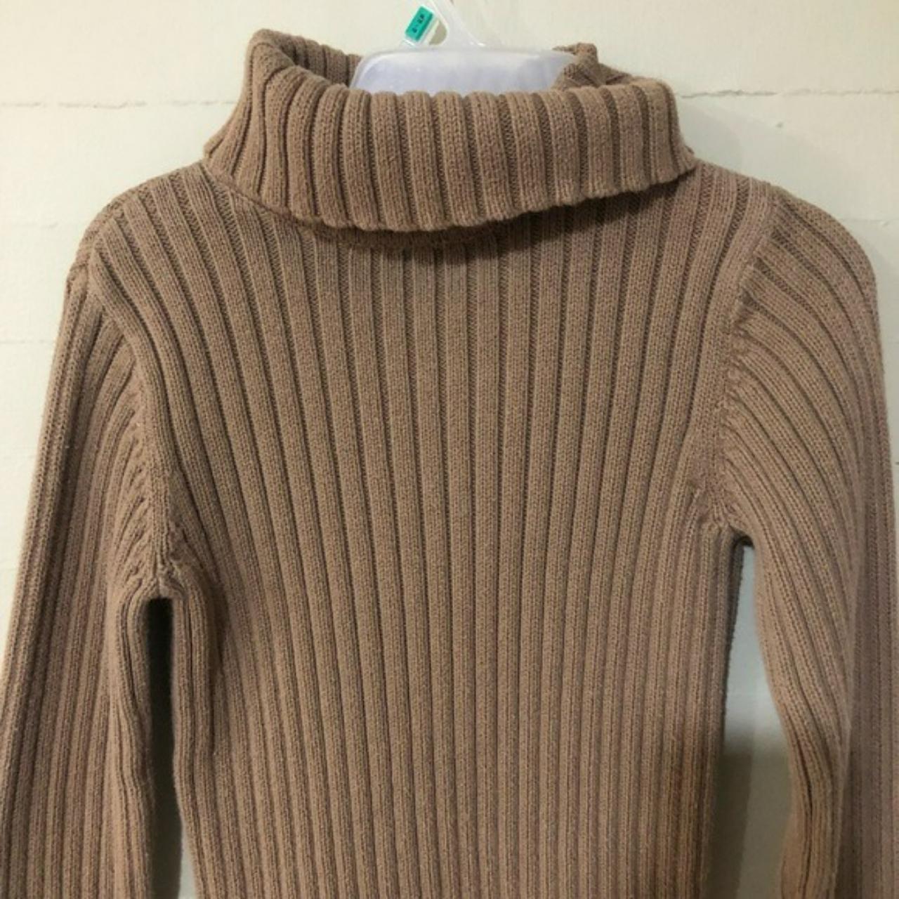 Eddie Bauer Turtleneck Sweater SZ S Ribbed... - Depop