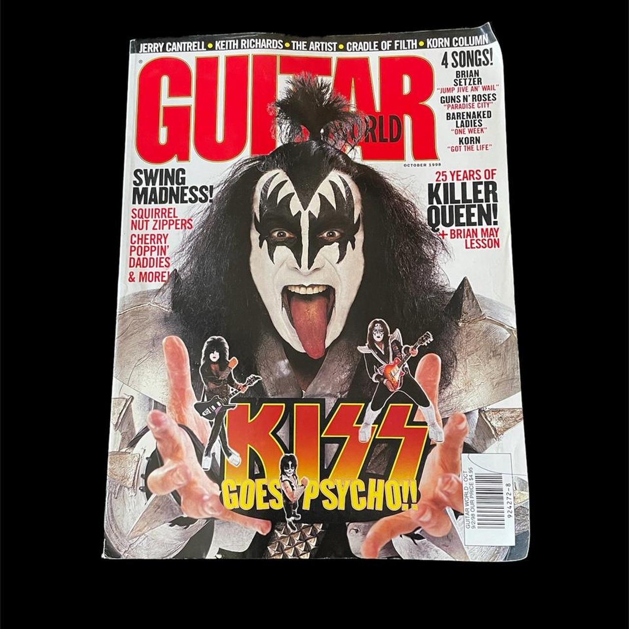 Guitar World KISS October 1998 edition with features... - Depop