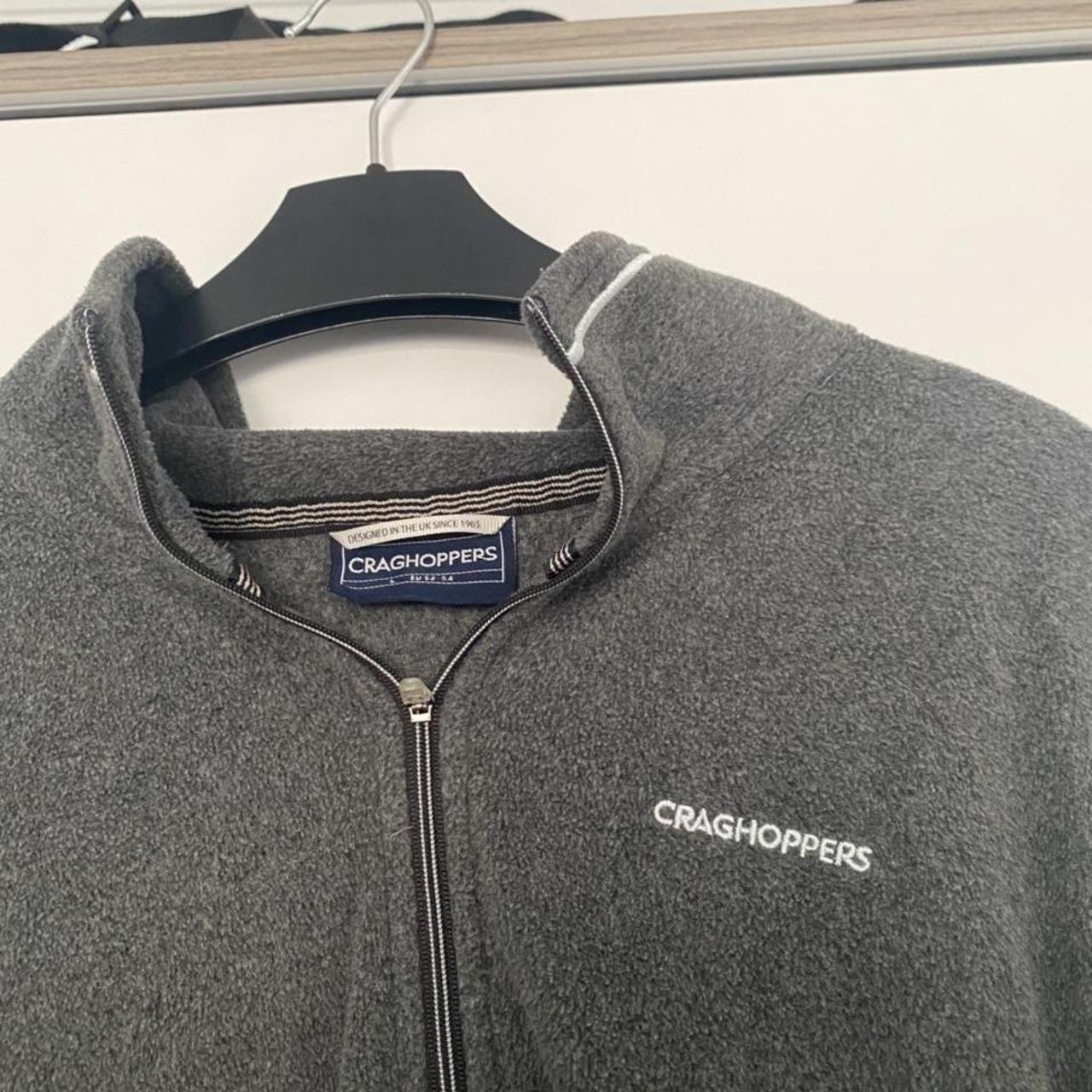 Craighoppers fleece large #grey #fleece #mens... - Depop