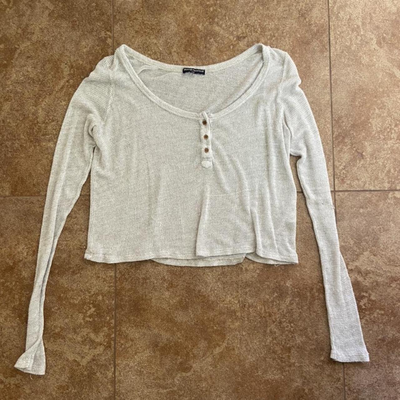 Brandy Melville Cream Sweater Free Shipping Notable... Depop