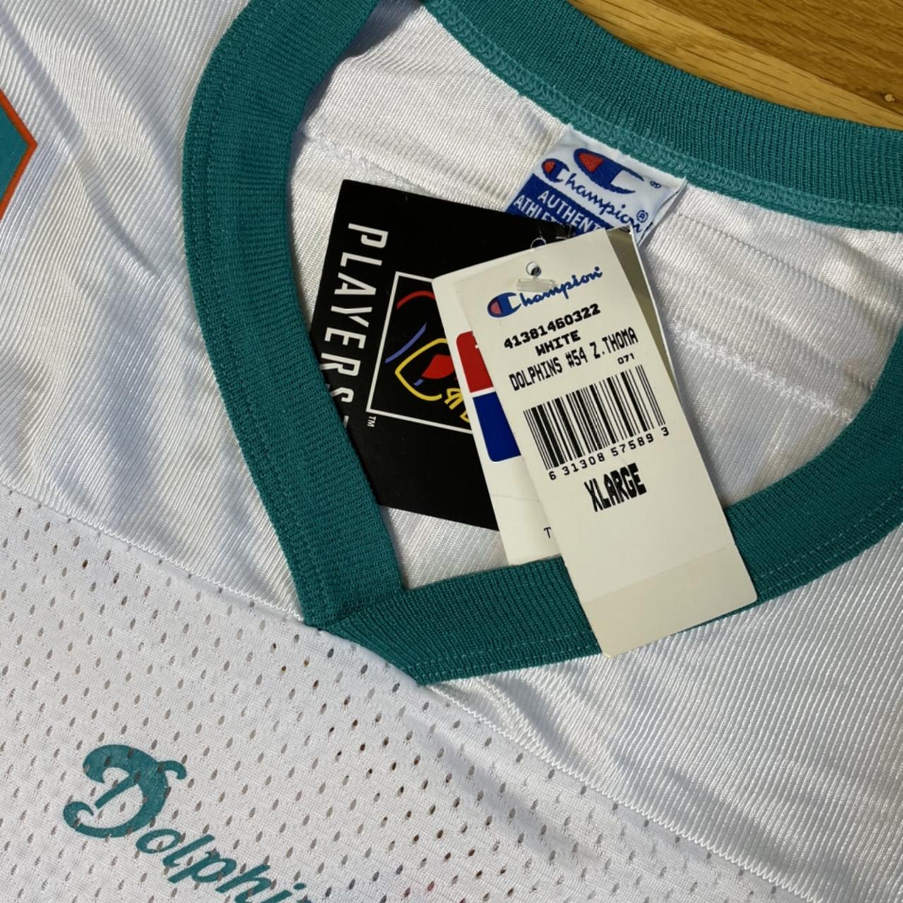 Miami Dolphins Zach Thomas 54 Jersey Size- - Depop