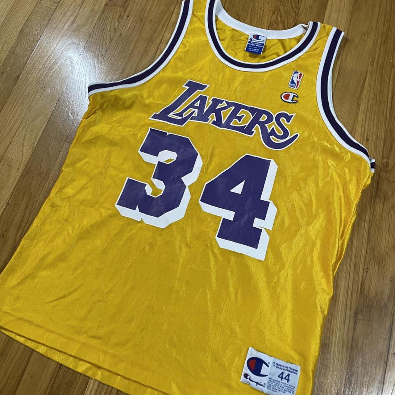 Nike Los Angeles Lakers Shaquille O'Neal jersey. In - Depop