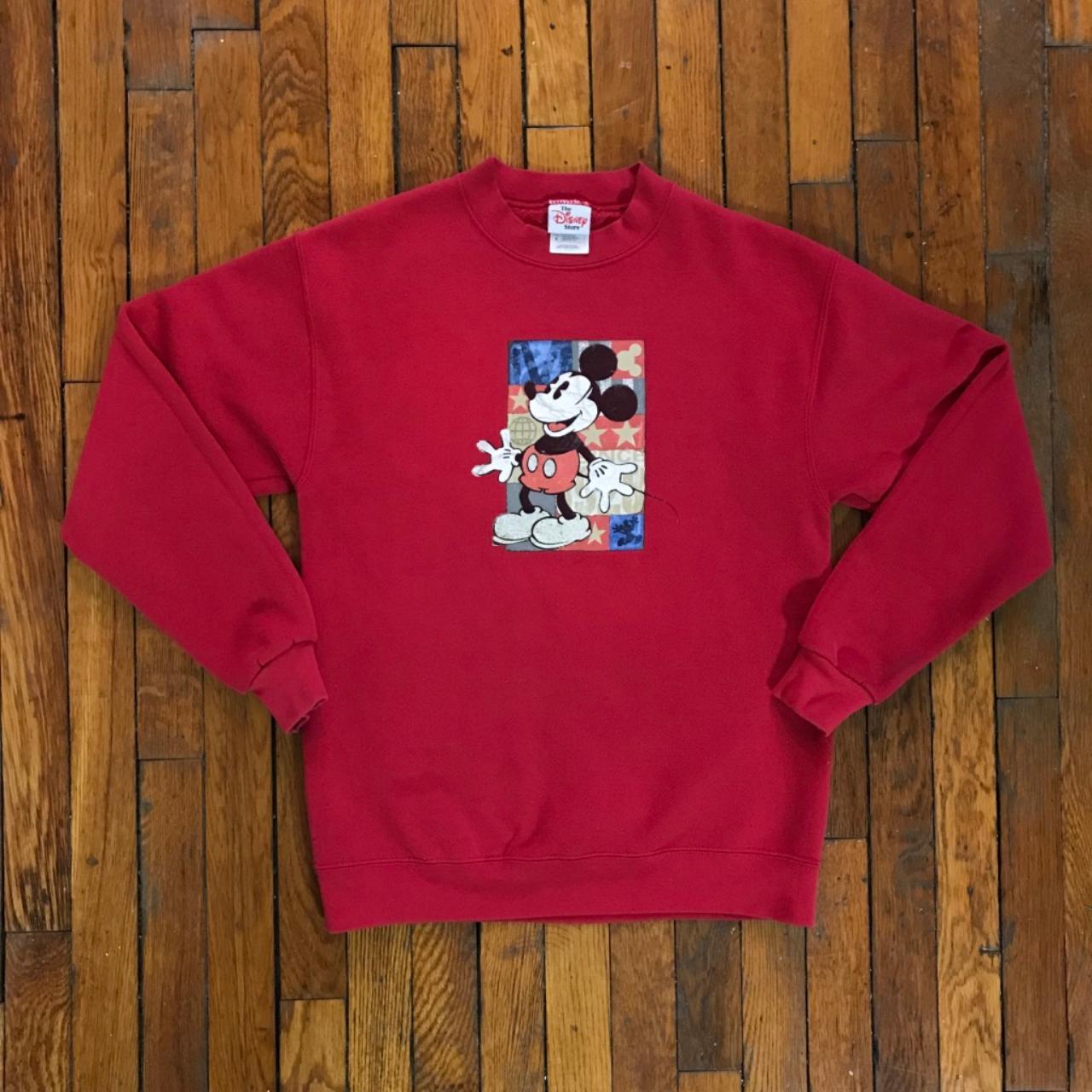 Rare Vintage 90s Disney Mickey Mouse Red White Blue... - Depop