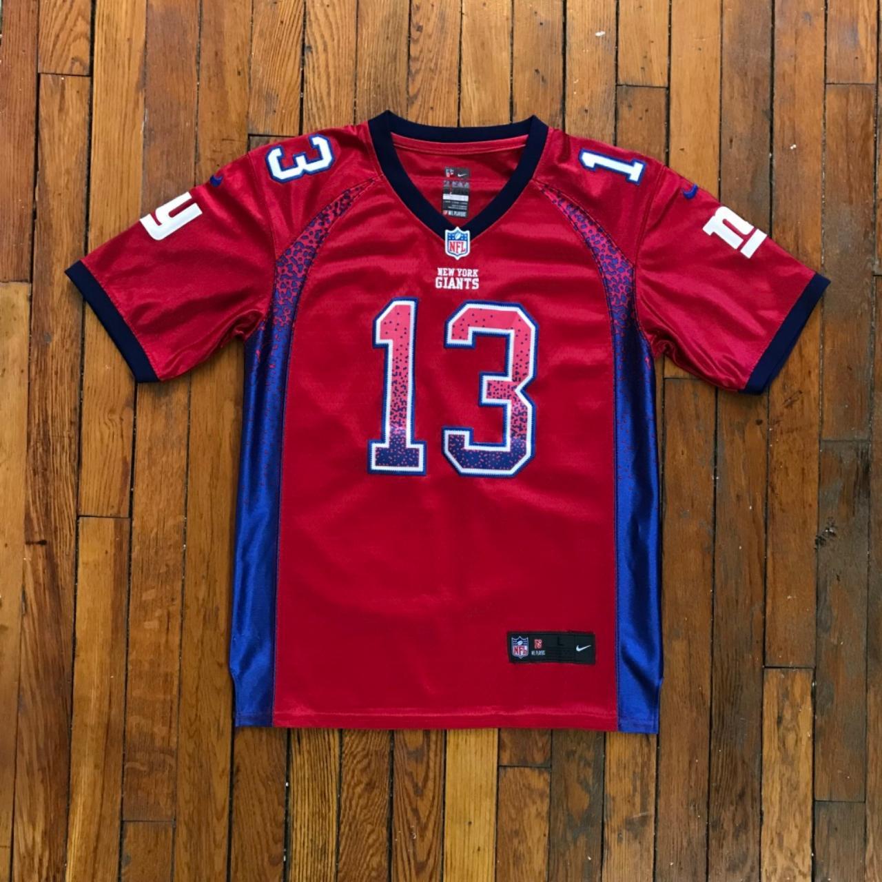 PINK NY Giants blue and red jersey