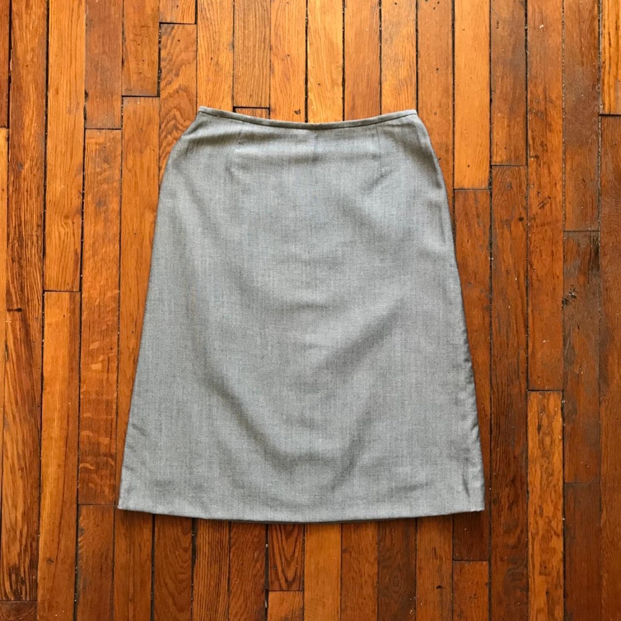 Vintage Givenchy Grey Pencil top Skirt