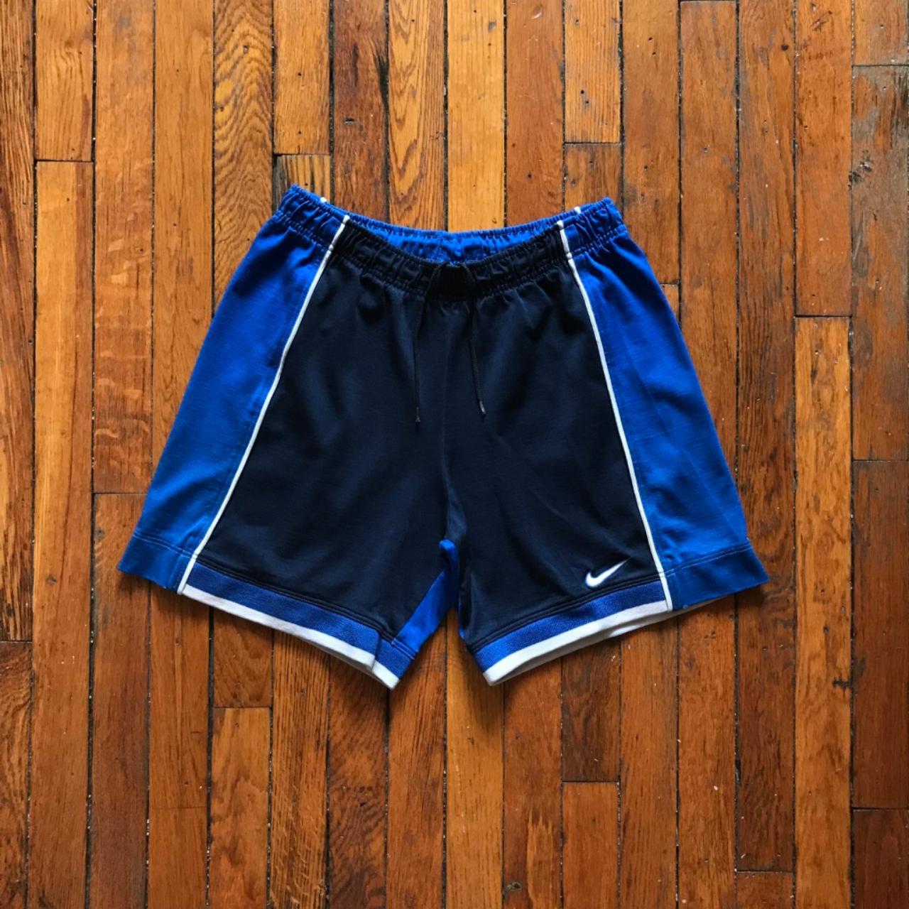 Very Rare Vintage 90s Nike White Tag Men's Navy Blue... - Depop