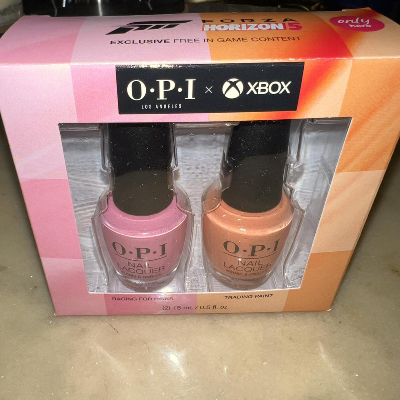 OPI Orange and Pink Nails (2)