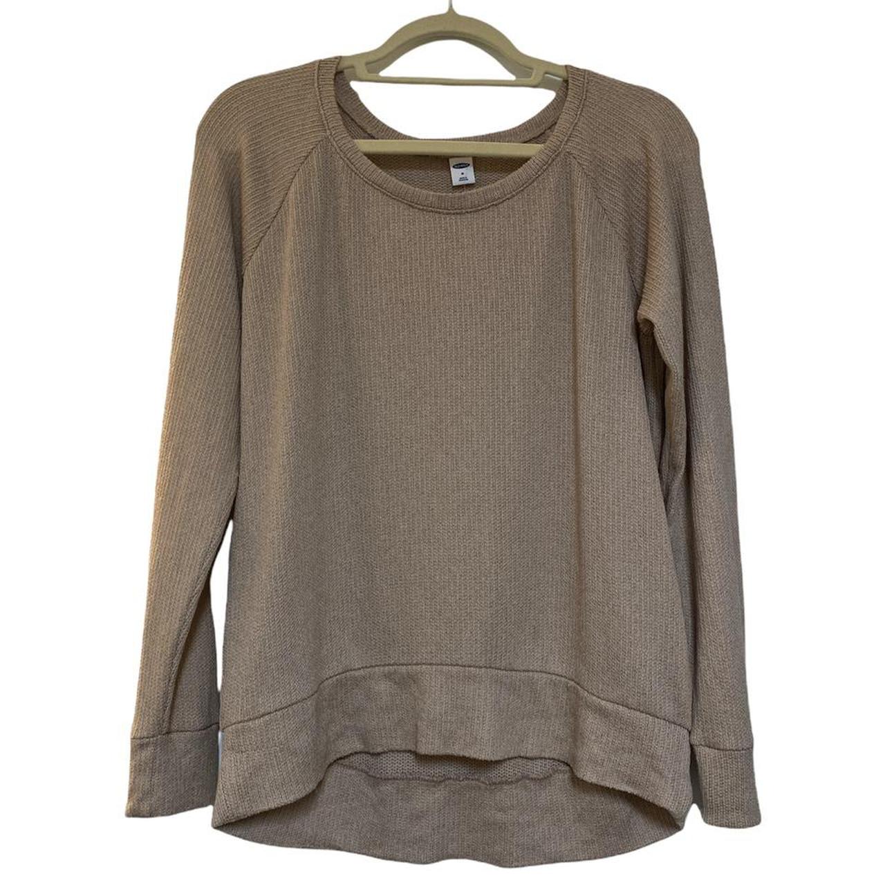 Old Navy Women's Tan Jumper | Depop