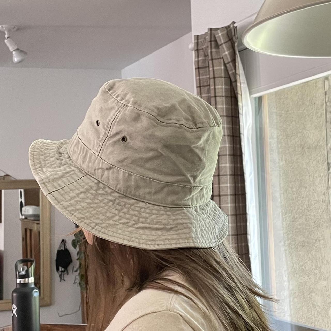 beige khaki bucket hat. summer beach vibes, i have a... - Depop