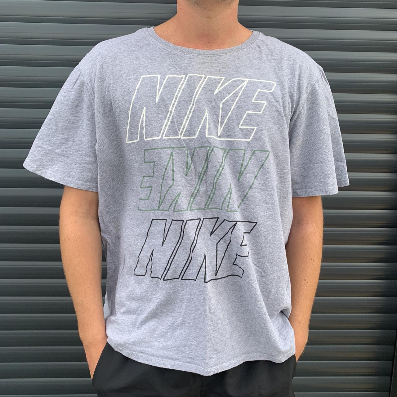 Nike Men's T-Shirt - Grey - XL