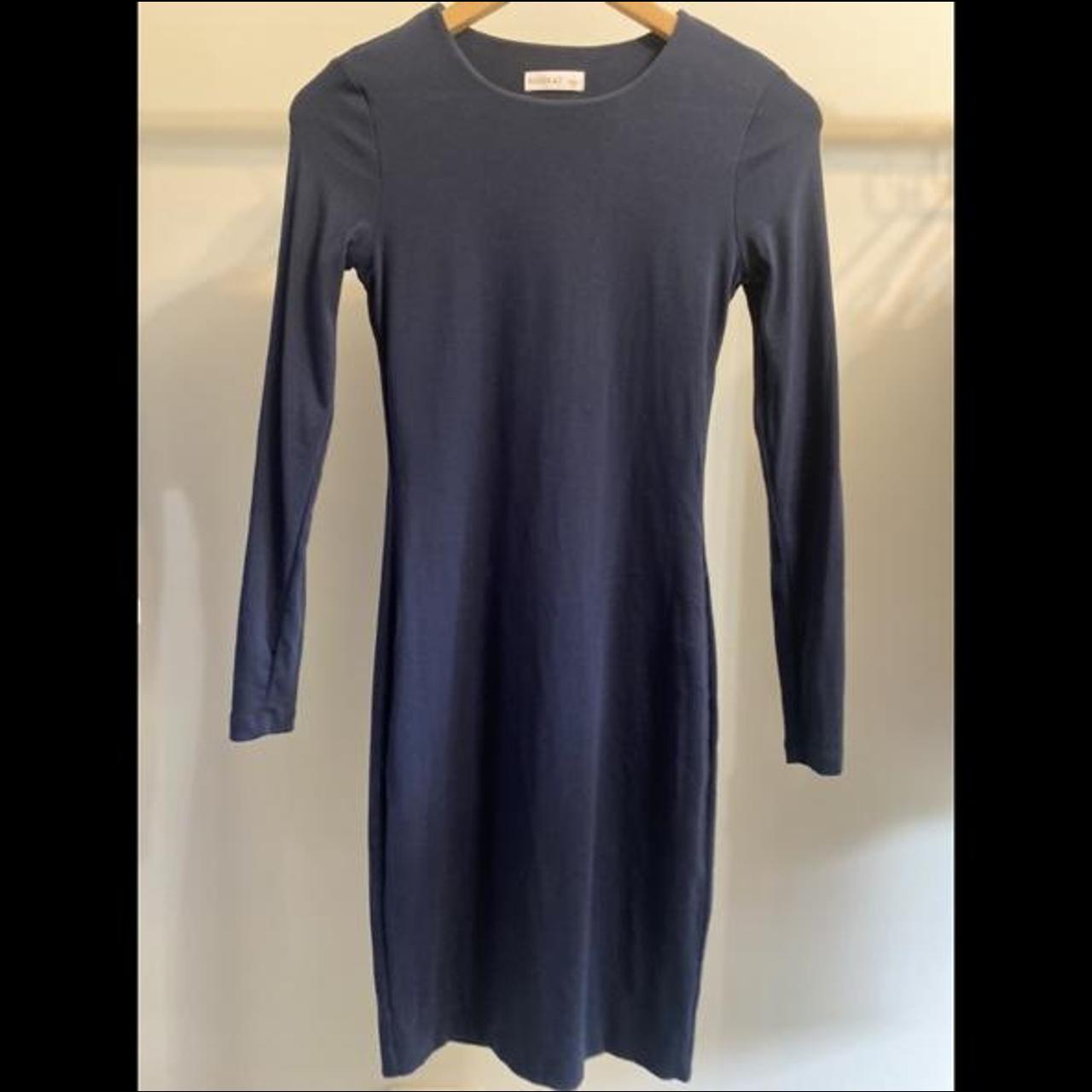 KOOKAÏ Women's Blue and Navy Dress | Depop