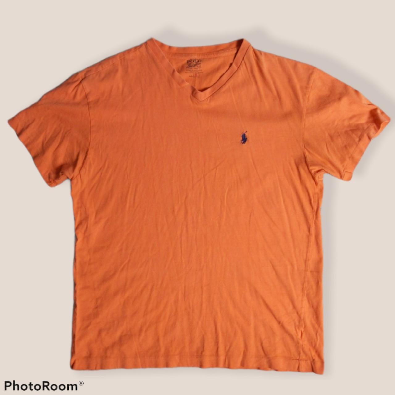 Ralph Lauren Men's Orange T-shirt