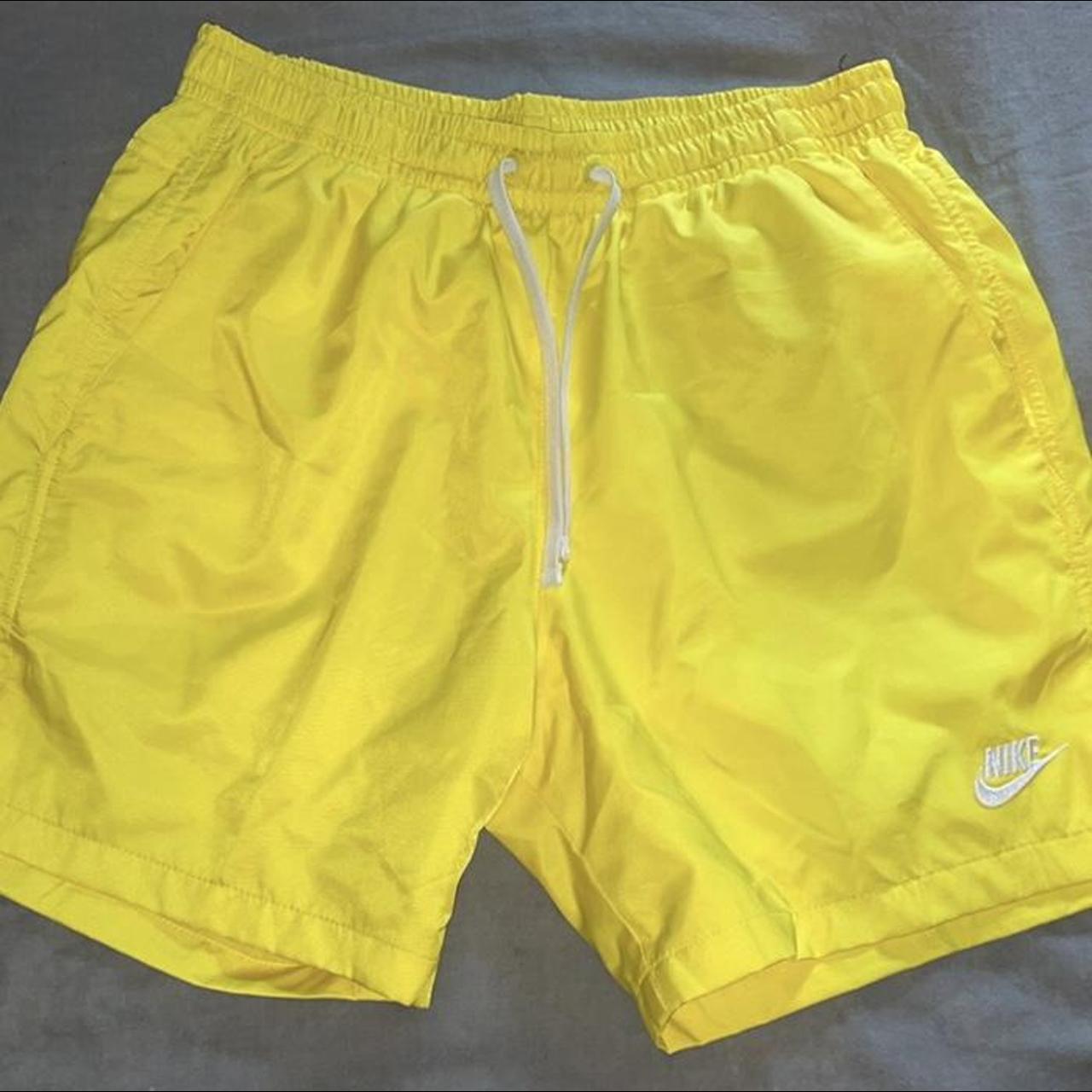 Nike Men's Yellow Shorts | Depop