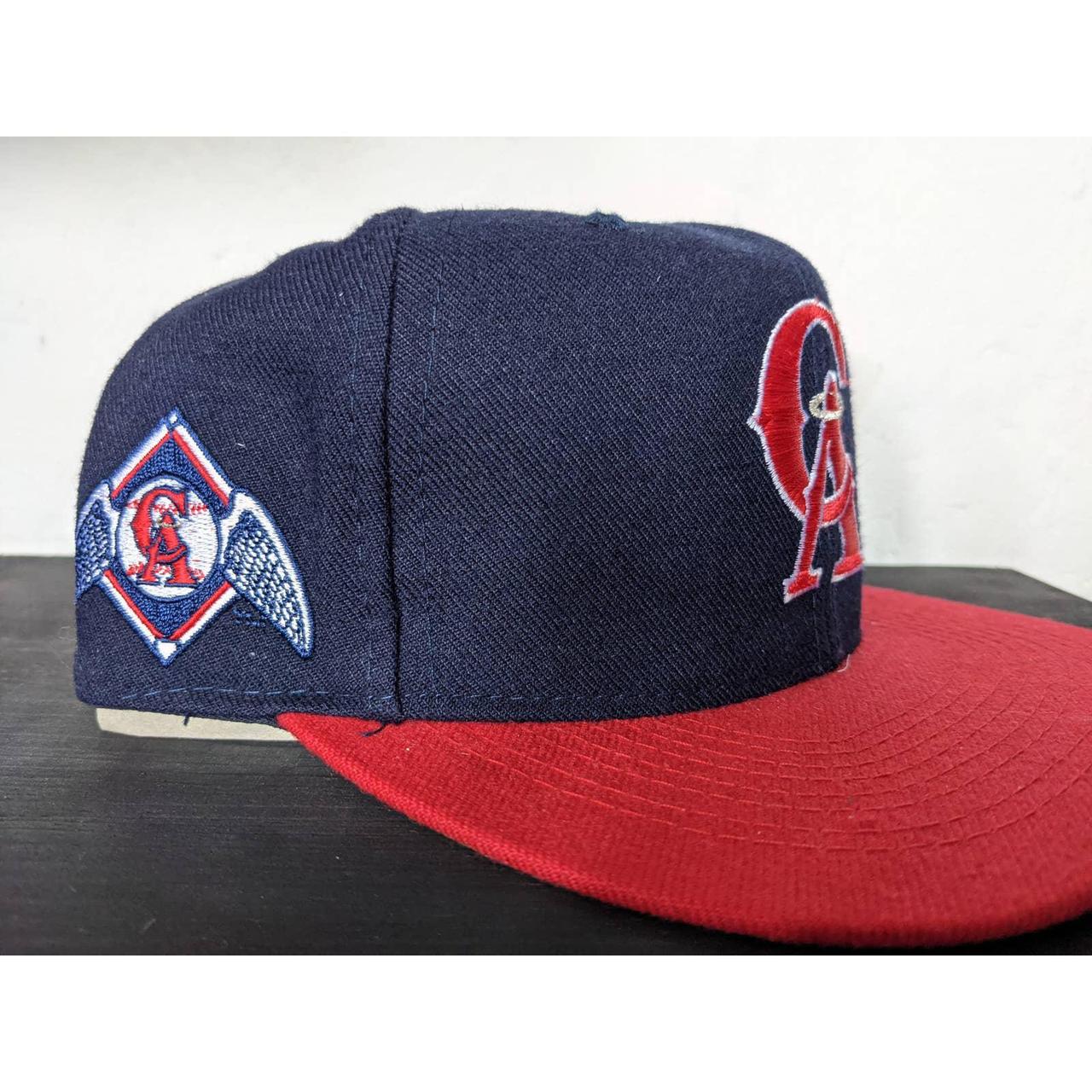California ANGELS Vintage 90s Snapback Hat Deadstock Annco 