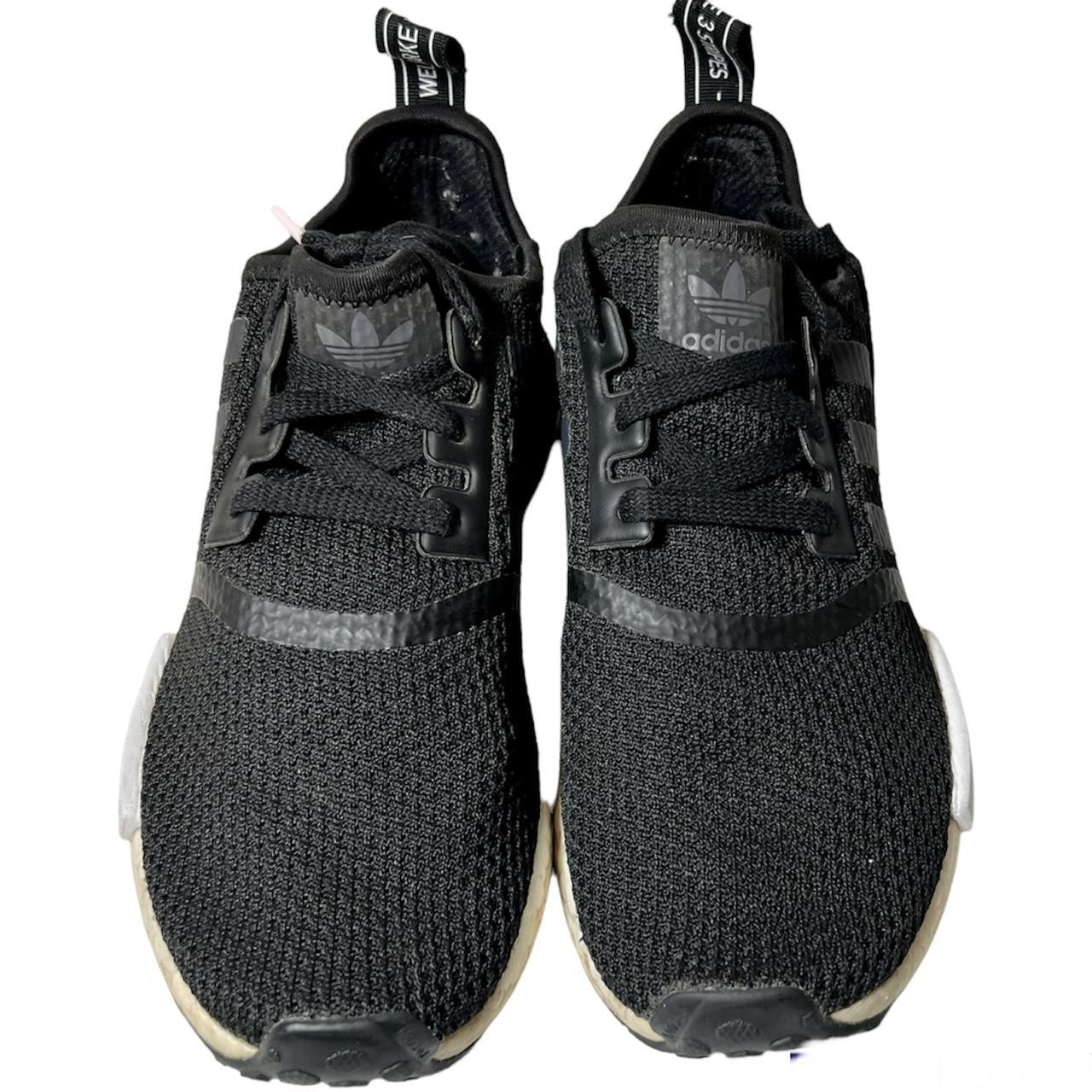 Adidas NMD R1 Boost Running Shoes B37649 Black Clear... - Depop