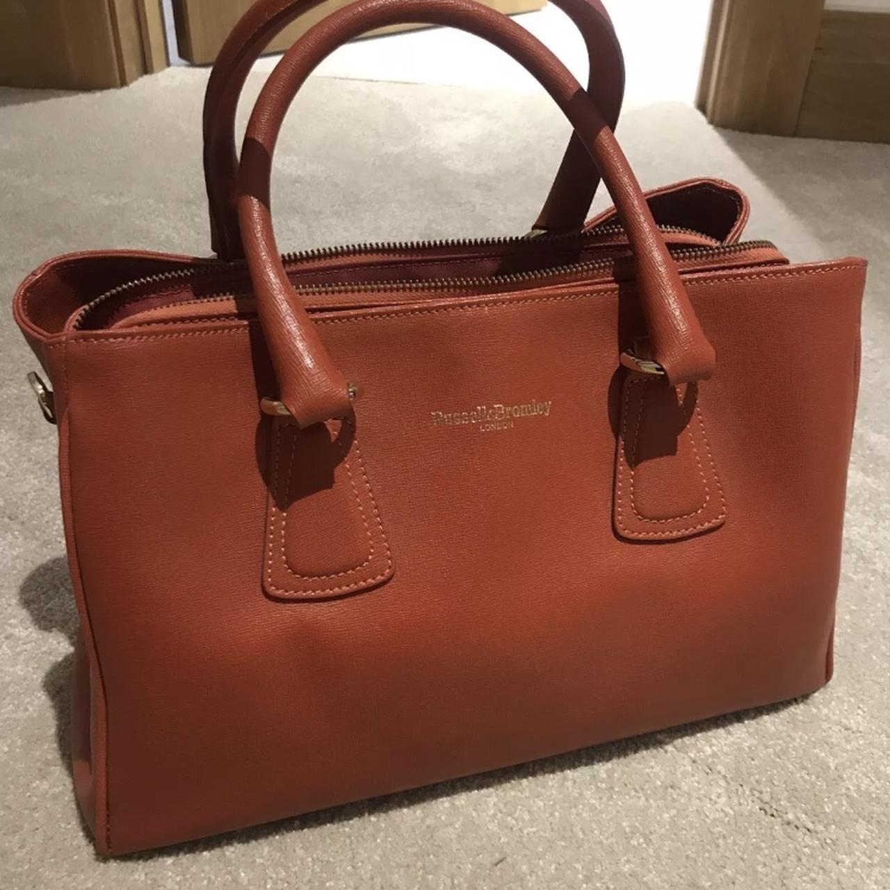 Russell and bromley red hot sale bag