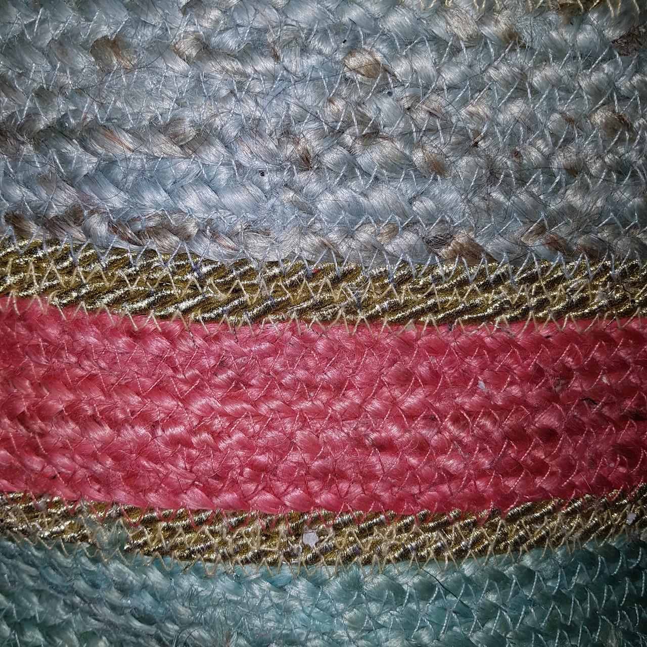 Large accessorize jute bucket bag Beach bag hand... Depop