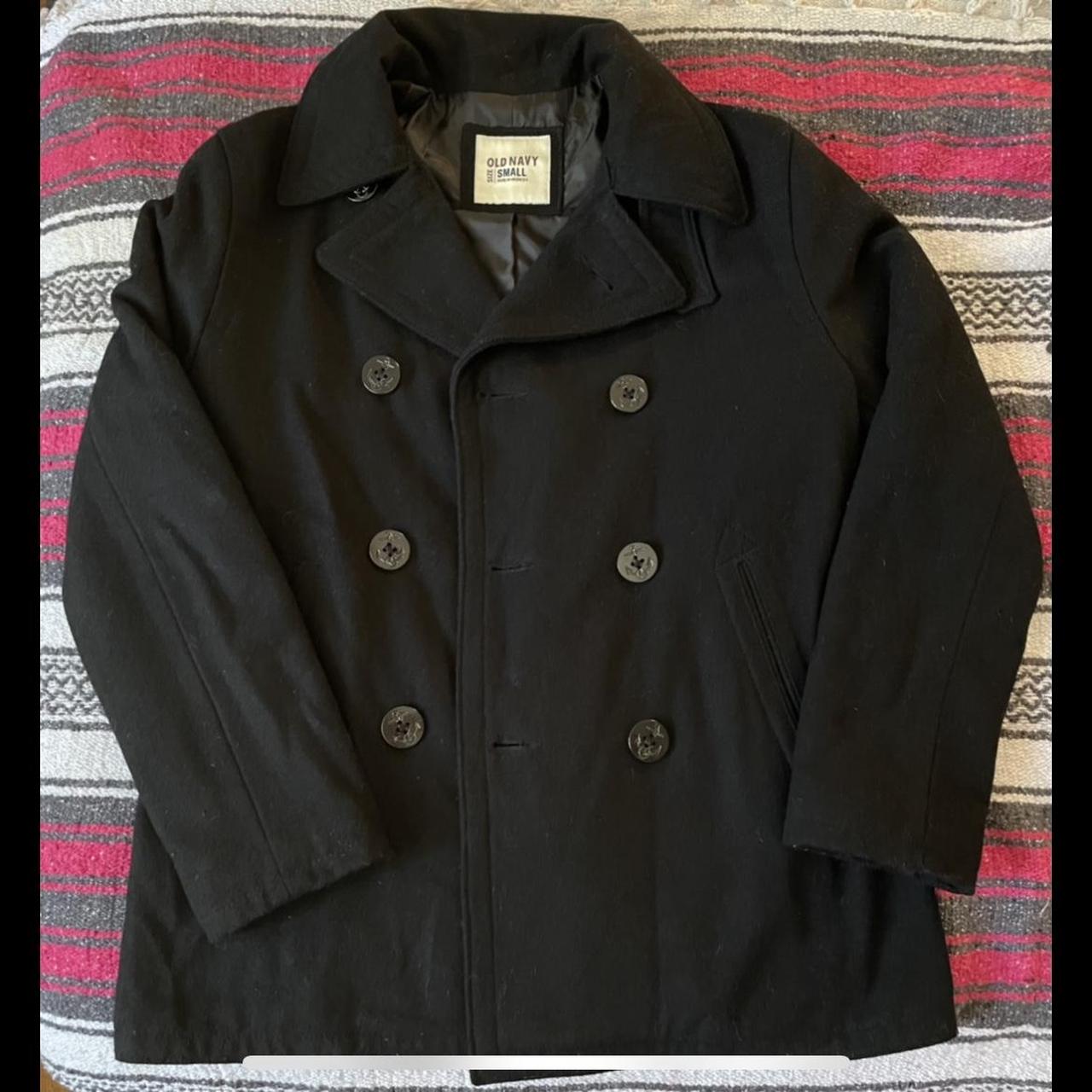 Old Navy Men's Black Coat | Depop