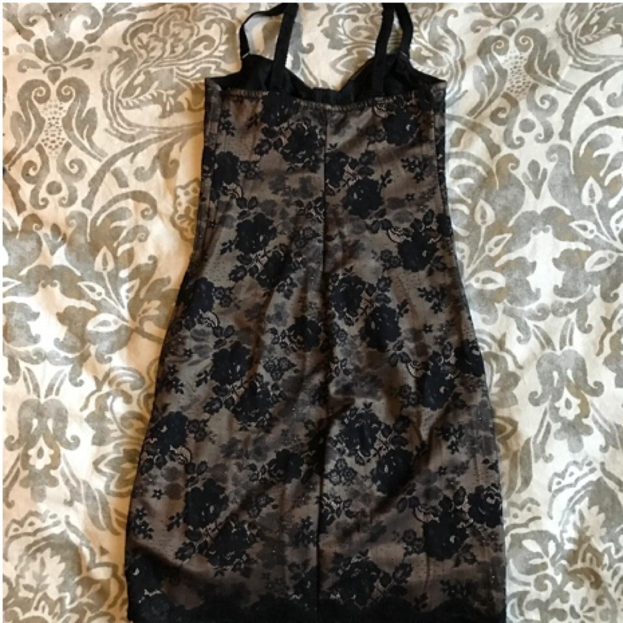 Lunaire shapewear firm control black lace vintage - Depop