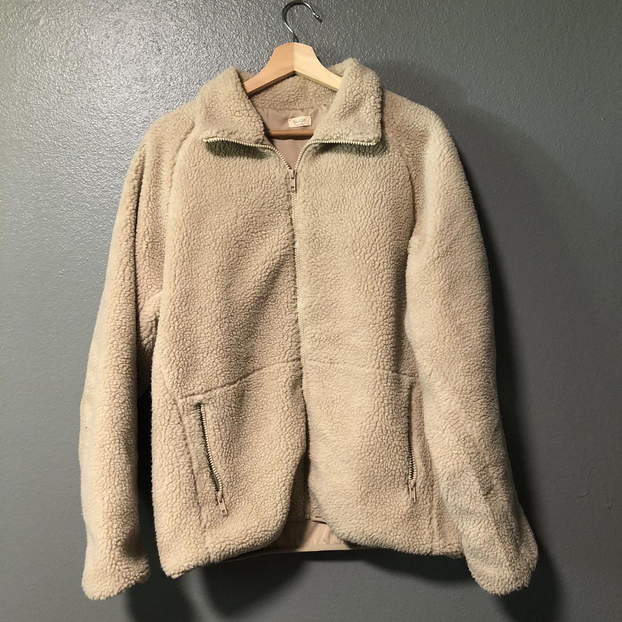 Brandy Melville/John galt teddy jacket - one size... - Depop