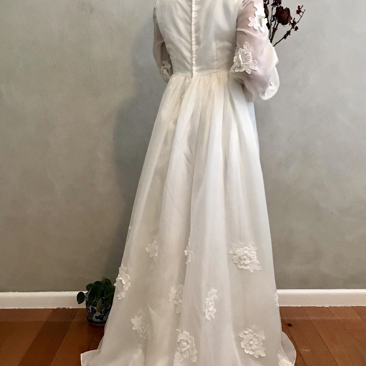 Vintage 1960’s Wedding Dress Original 1960’s bishop... - Depop