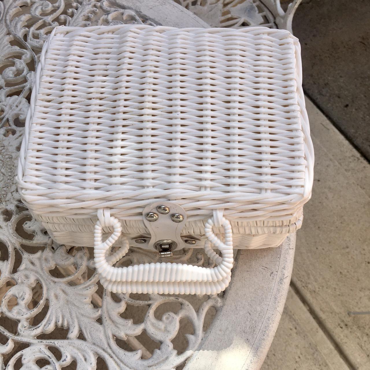 Original 1960’s Plastic Wicker Bag Wicker bag made... Depop