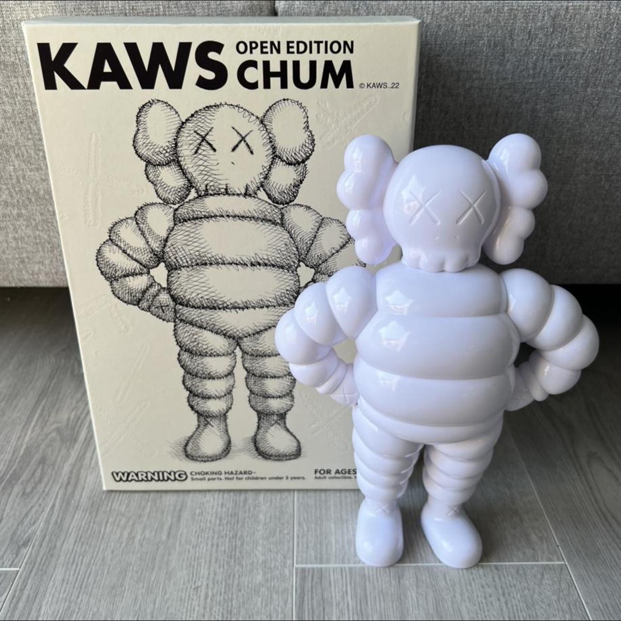 KAWS Chum Figure 2022 KAWS Chum Vinyl Figure 2022... - Depop