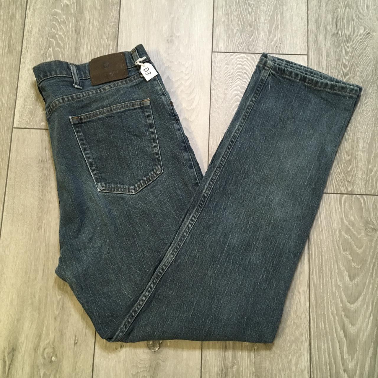 Wrangler Men's Blue and Navy Jeans | Depop