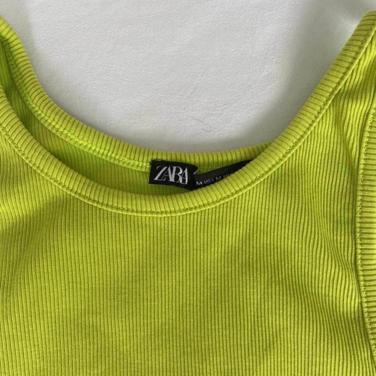 FREE uk shipping ･ﾟ ｡ﾟﾟ･｡･ﾟﾟ｡ ﾟ。zara lime neon... Depop