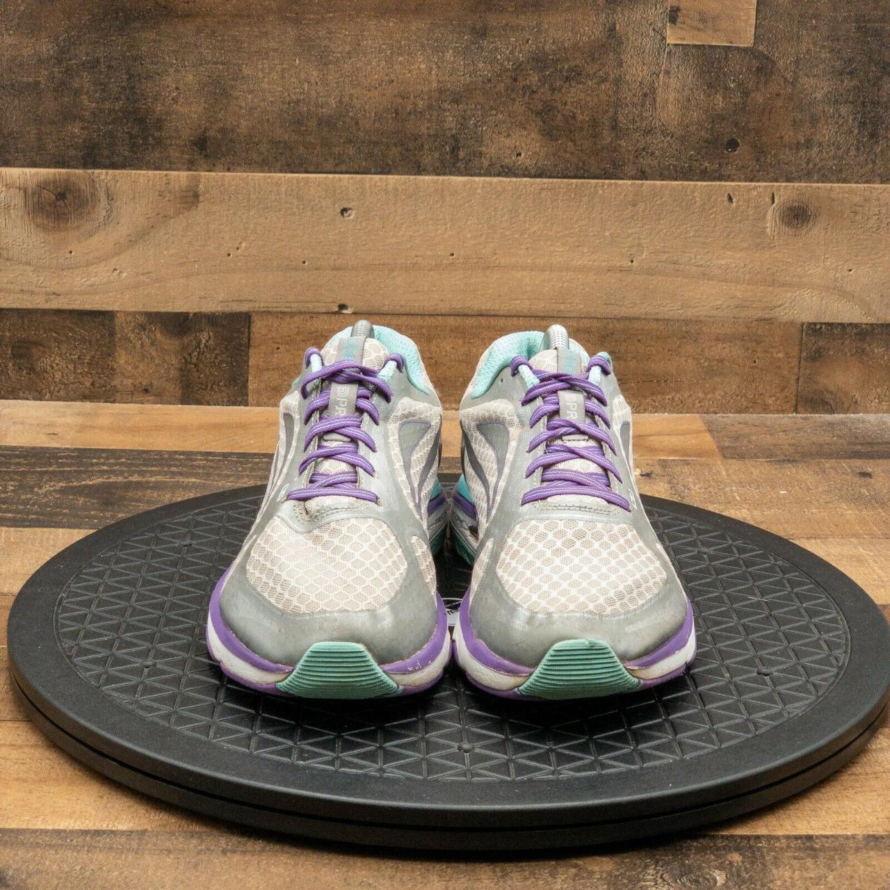 Women's Grey and Purple Trainers (3)
