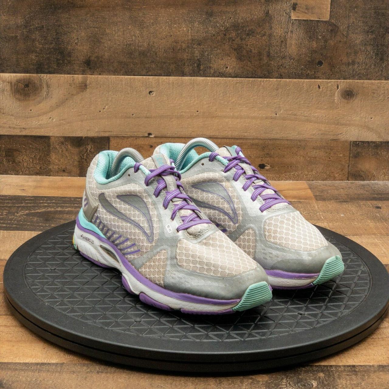 Women's Grey and Purple Trainers