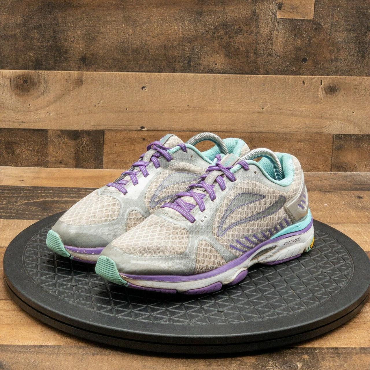 Women's Grey and Purple Trainers (2)