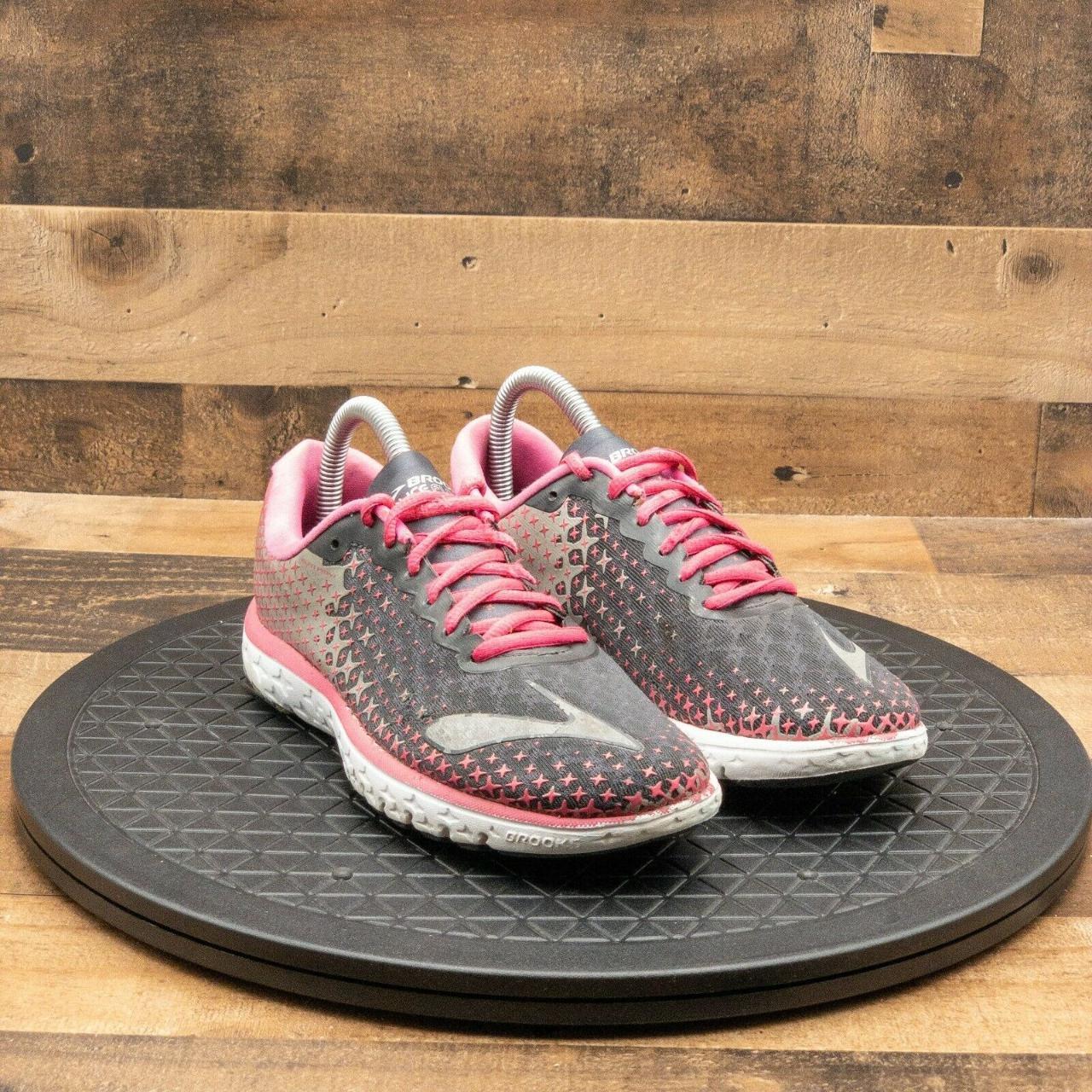 Women's Grey and Pink Trainers