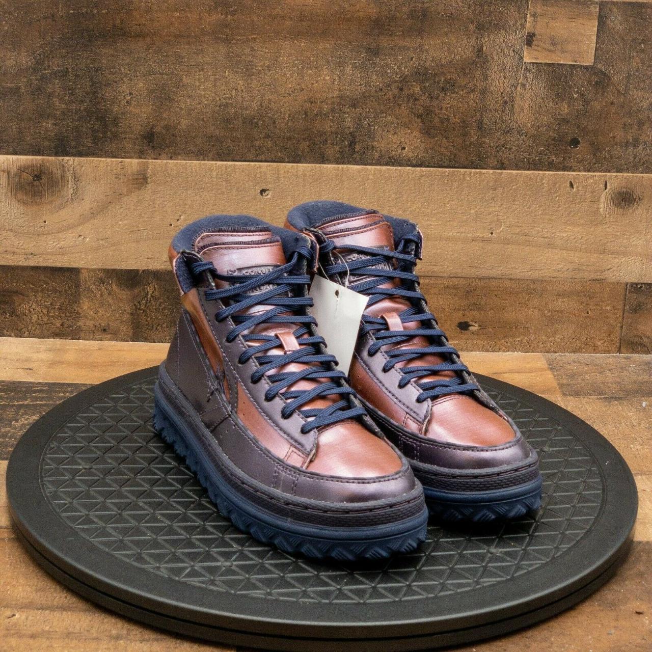 metallic vis pro leather x2 high top