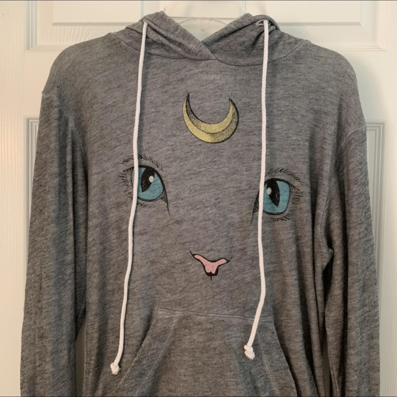 Wildfox Cat and Moon store Cuddles Hoodie