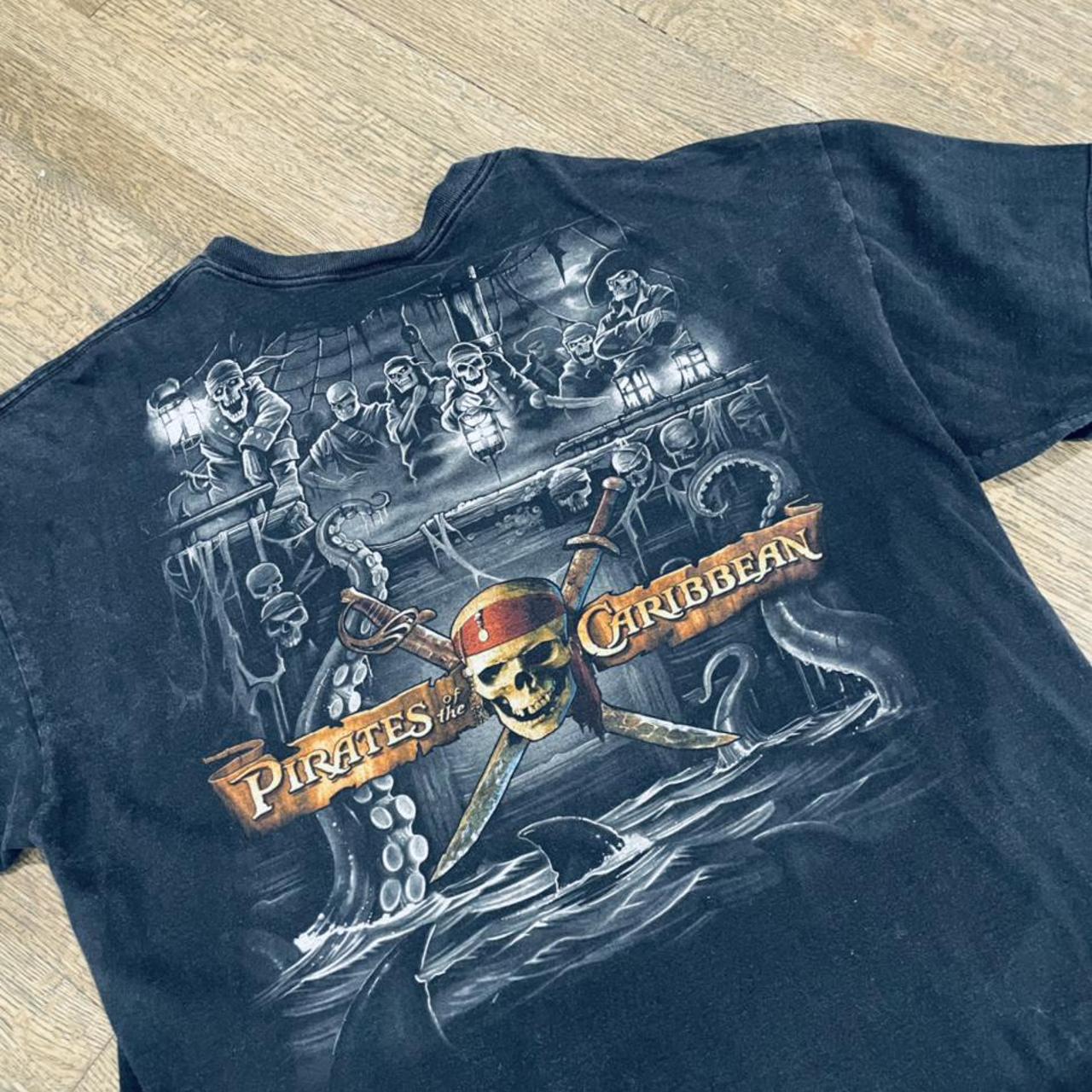 Vintage Pirates of the Caribbean Movie Promo T Shirt - Depop