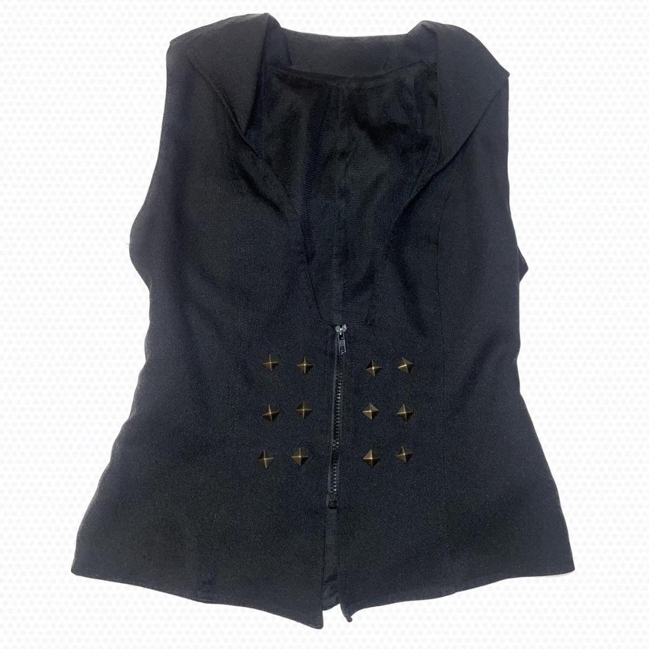 All #black #corset like #vest #underbust - Depop