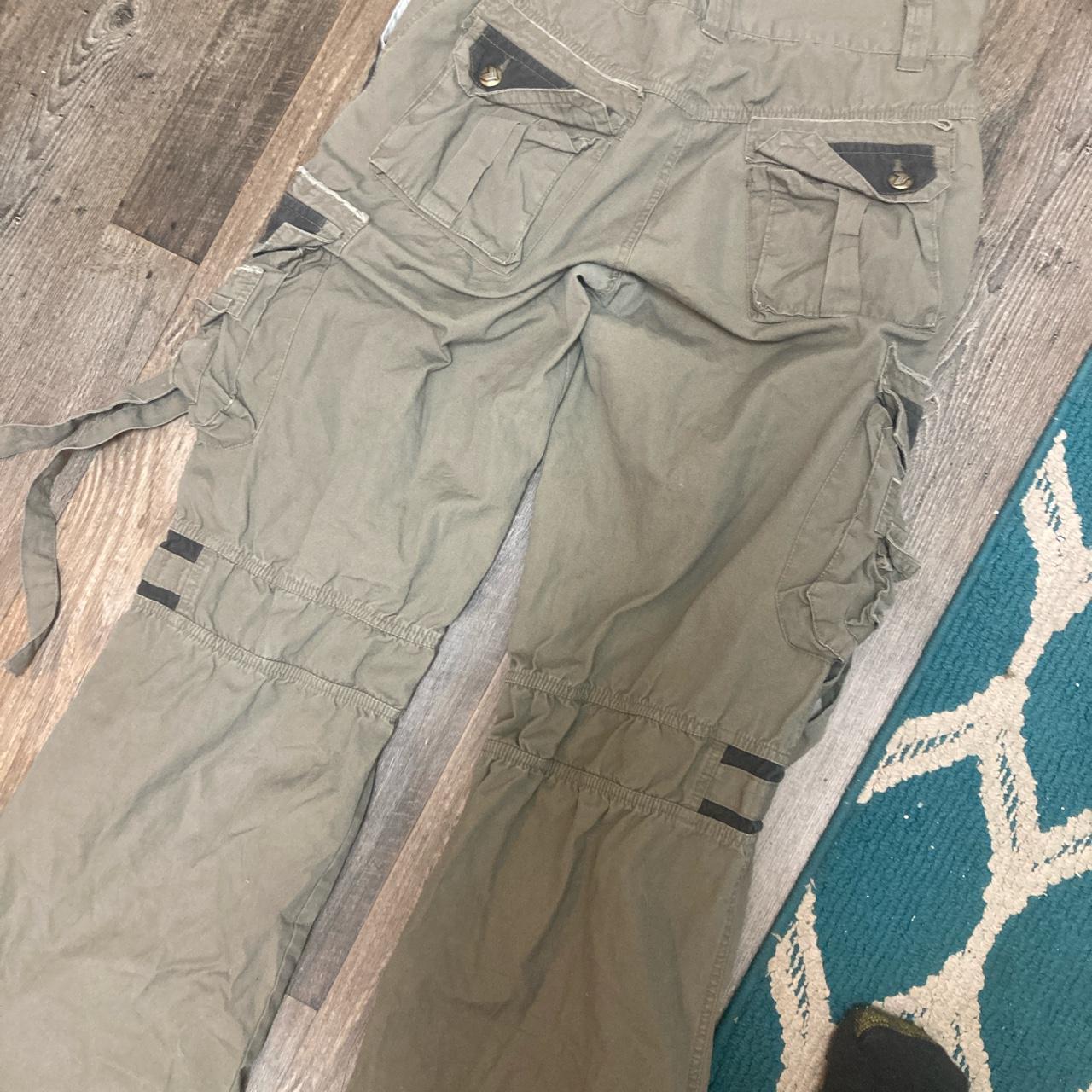 Vintage military cargo pants size Medium on the tag... - Depop