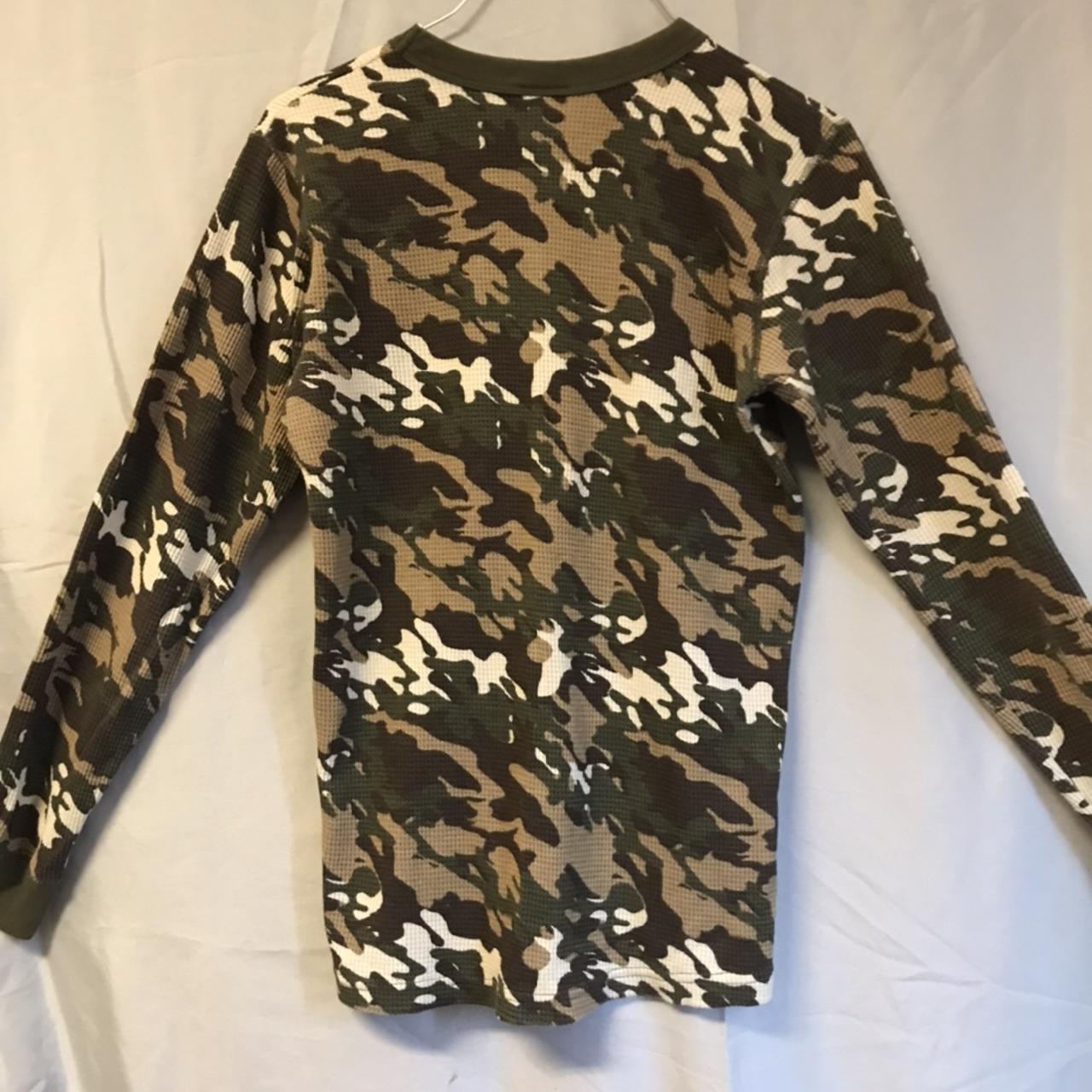 Boys thermal camouflage print shirt I can’t be like... - Depop