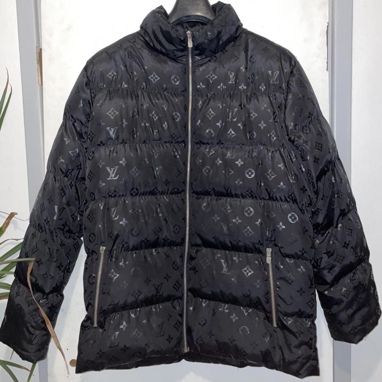 Louis Vuitton Puffer Coat Size M Zip on pocket is... - Depop