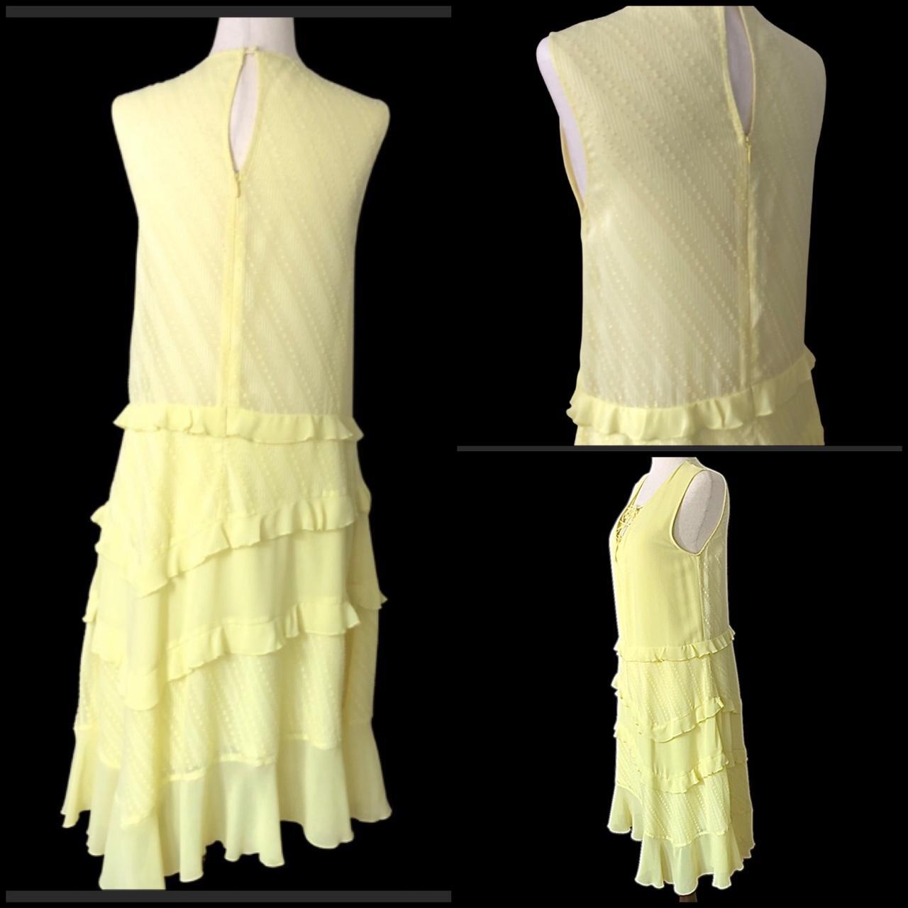 Three Floor Women's Yellow Dress (3)