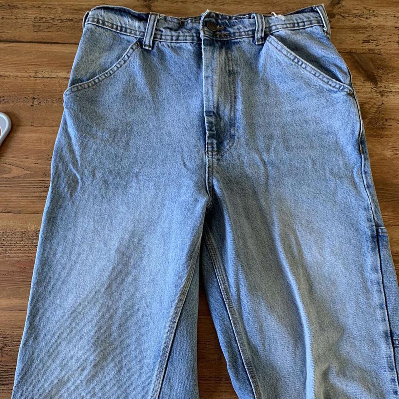 Mens blue denim baggy jeans W30 L32 #urbanoutfitters... - Depop