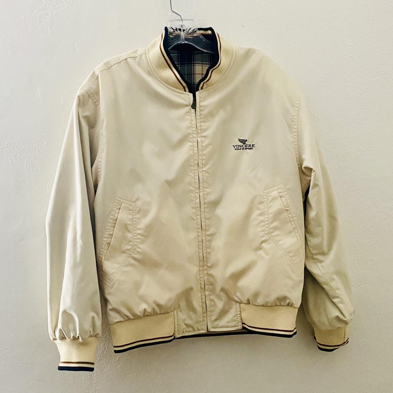 Tan shop golf jacket